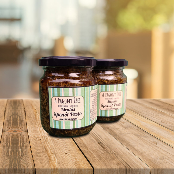 Mentás Spenót Pesztó Szezámmaggal