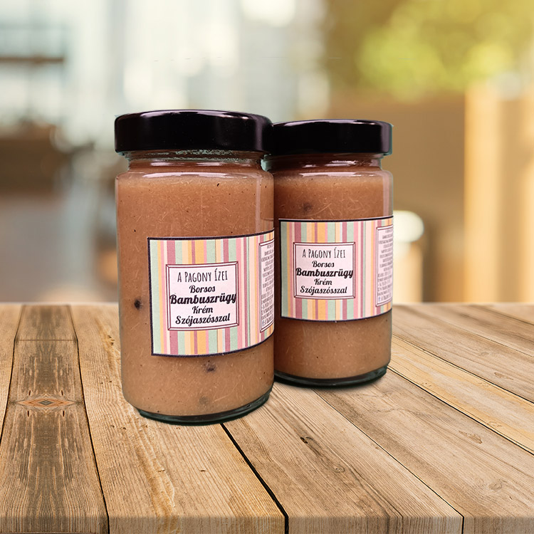 Borsos Bambuszrügy Krém Szójaszósszal