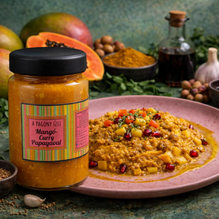 Mustáros Mangó Curry Papayával-320ml